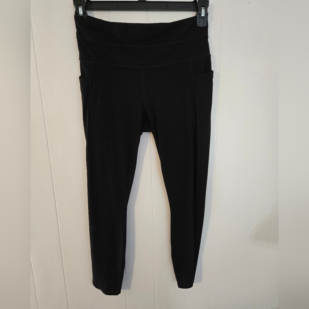 Athleta Cut Out Mesh Leggings